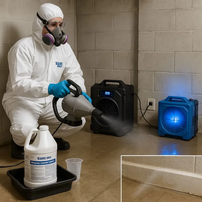 Sanitization and Odor Removal process in East Setauket, NY